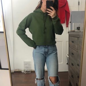 Green Cargo Hoodie